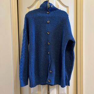 Abercrombie & Fitch Blue Tunic Sweater XXS